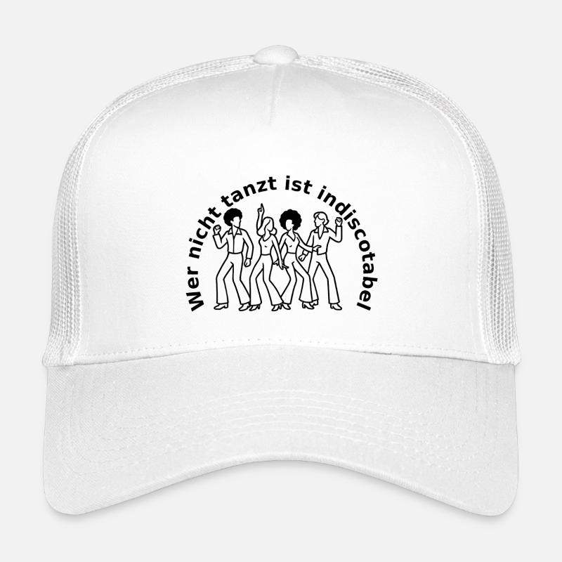 Wer nicht tanzt ist indiscotabel Kinder Trucker-Cap