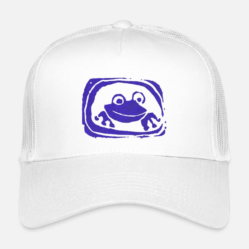 Froggyfun - Kinder Trucker-Cap - Weiß
