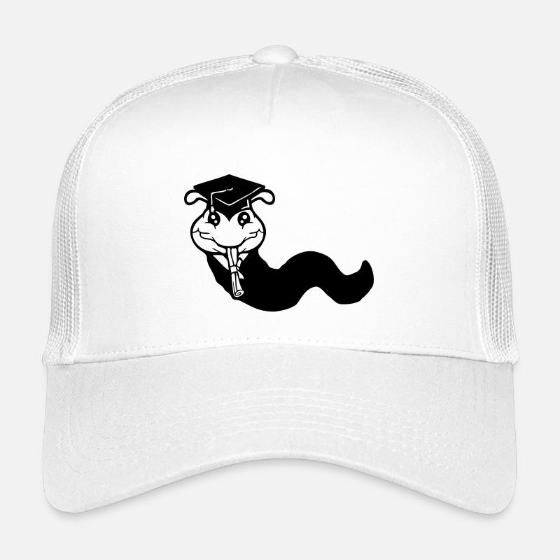 Caterpillar High School Graduation Passed College Worm Kids’ Trucker Cap