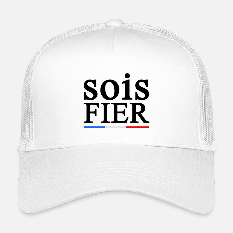 FIER 1 - Casquette trucker enfant - blanc