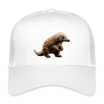 Pangolin Pangolin Pomme de pin Pangolins - Casquette trucker enfant - blanc - Devant
