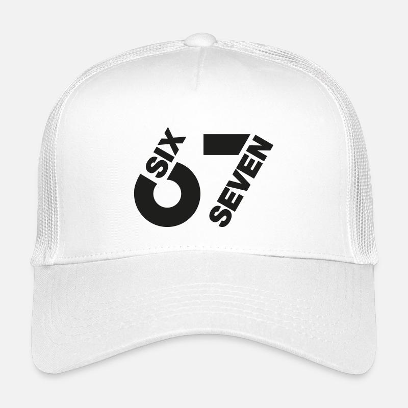 SixSeven 67 - Kinder Trucker-Cap - Weiß
