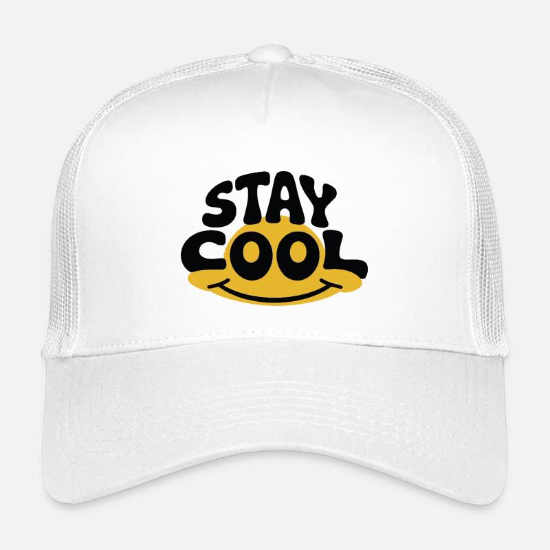 Typographie du sourire Stay Cool Casquette trucker enfant