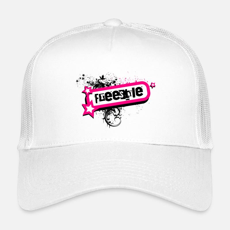 Freestyle Graffiti Pink Stars Casquette trucker enfant
