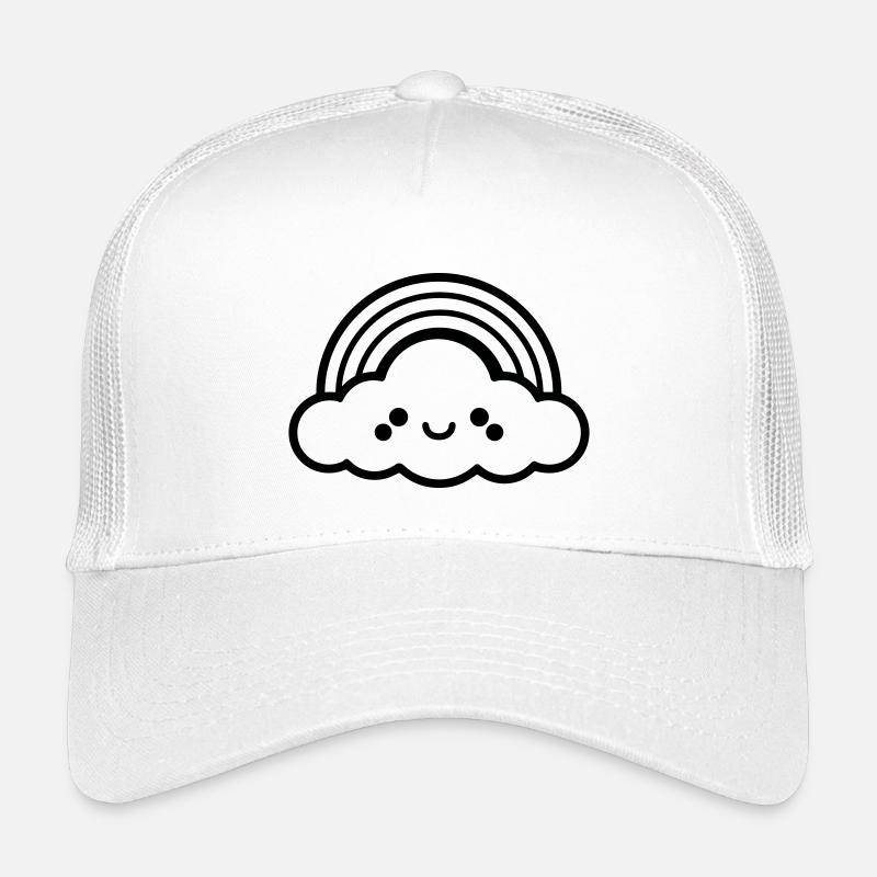arc en ciel Casquette trucker enfant