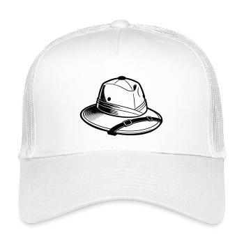 Safari-Hut - Kinder Trucker-Cap - Weiß - Vorne