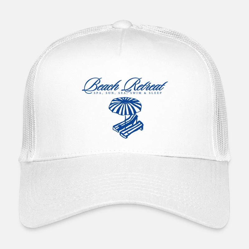 Strand Retreat Logo mit Sonnenschirm Kinder Trucker-Cap
