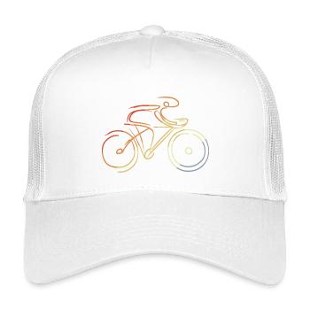Road cycling - Kids’ Trucker Cap - white - Front