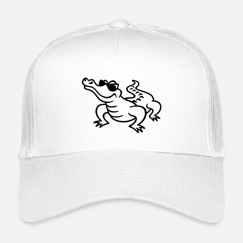Croco Cool Kinder Trucker-Cap