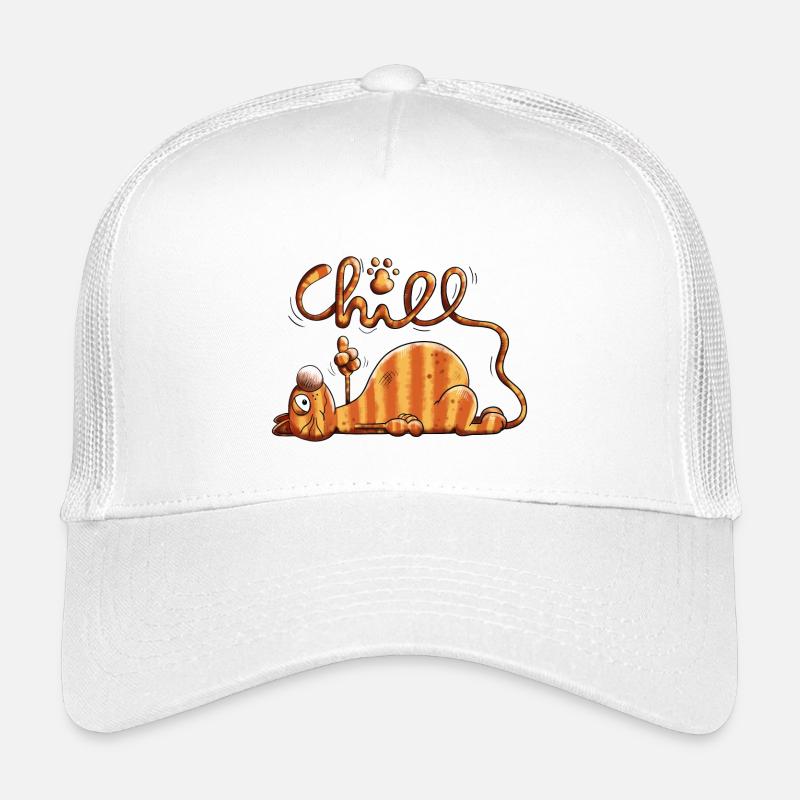 Die Chill Katze Kinder Trucker-Cap