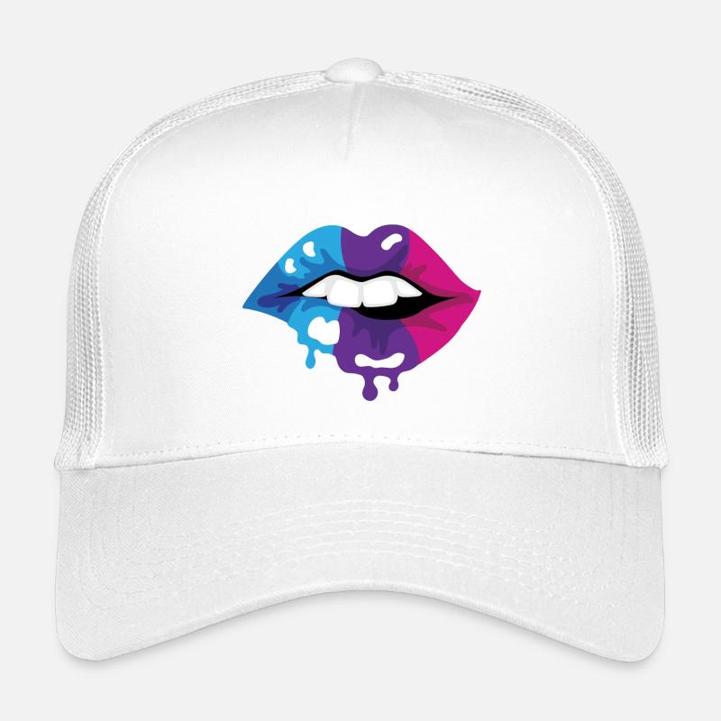 Farbige Lippen Kinder Trucker-Cap