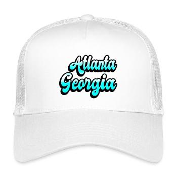 Atlanta Georgia Design - Kinder Trucker-Cap - Weiß - Vorne