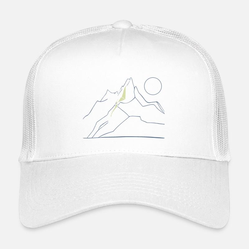 Berglinie Minimal Kinder Trucker-Cap