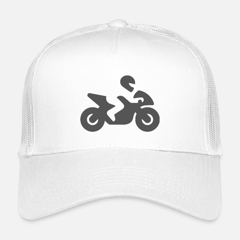 motorfahrer - Kinder Trucker-Cap - Weiß
