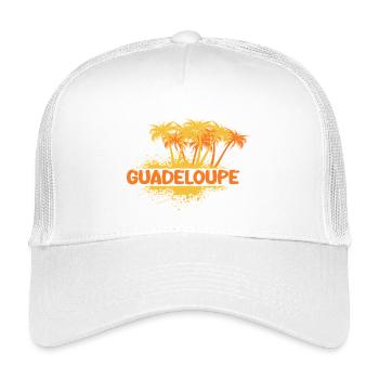 Geschenk für Guadeloupe - Kinder Trucker-Cap - Weiß - Vorne