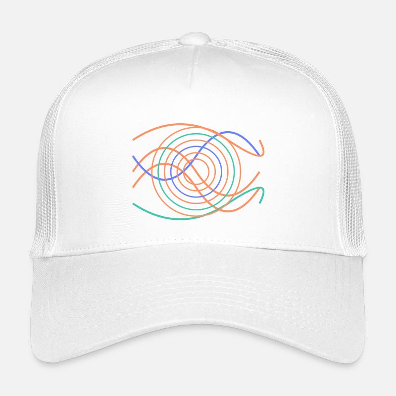Abstract wave design Kids’ Trucker Cap