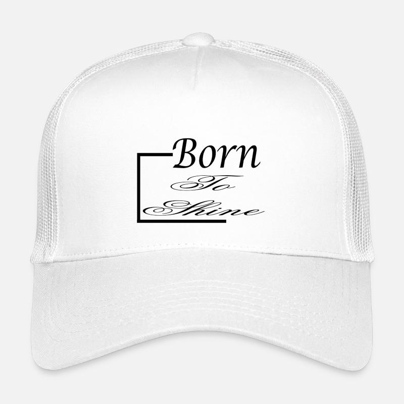 Geboren, um zu glänzen - Kinder Trucker-Cap - Weiß