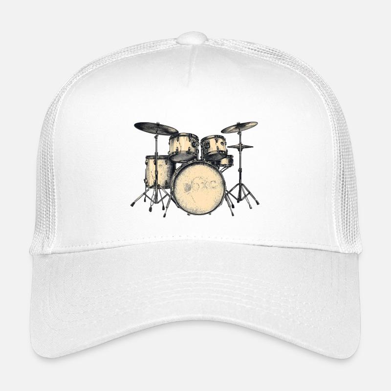 Rocking drum design for music lovers Kids’ Trucker Cap
