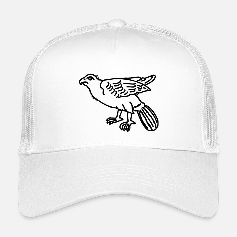 Adler - Kinder Trucker-Cap - Weiß