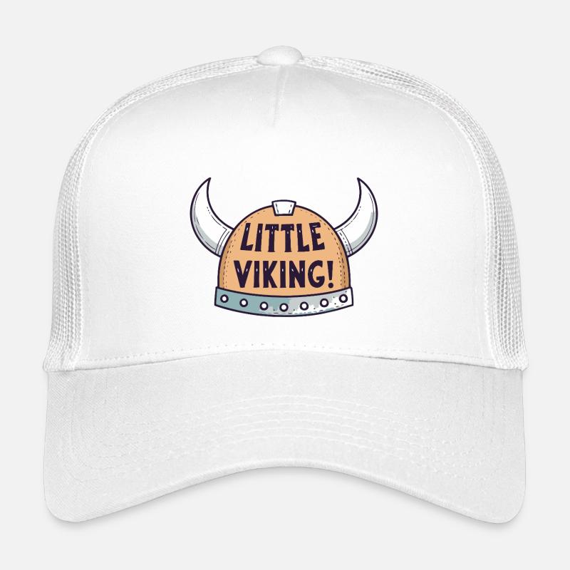 Kleiner Wikinger mit gehörntem Helm Kinder Trucker-Cap