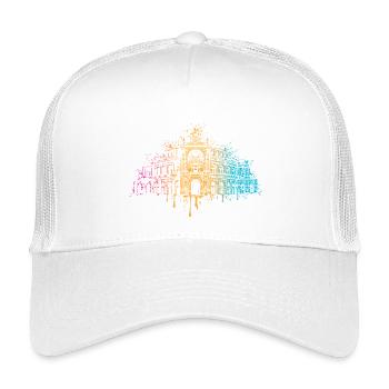 Bunte Semperoper Dresden Kunst - Kids’ Trucker Cap - white - Front