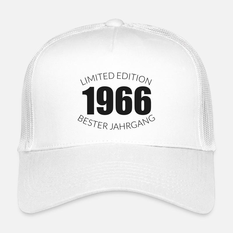 60. Geburtstag - 1966 - Limited Edition - Bester - Kinder Trucker-Cap - Weiß