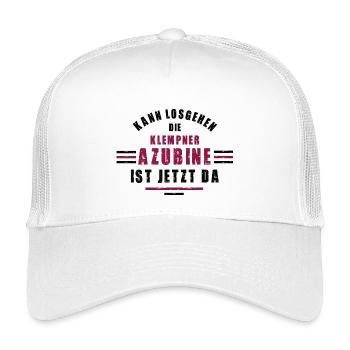Trainee Plumber Apprenticeship Training Plumber - Kids’ Trucker Cap - white - Front