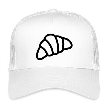 croissant - Casquette trucker enfant - blanc - Devant