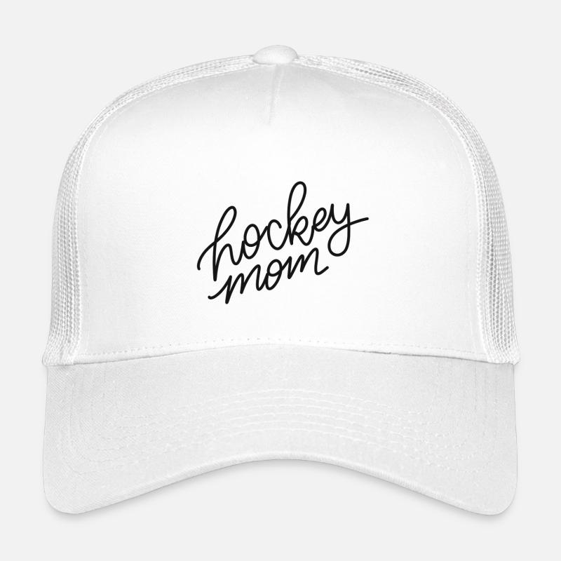 Hockey Mom Script Logo Kids’ Trucker Cap