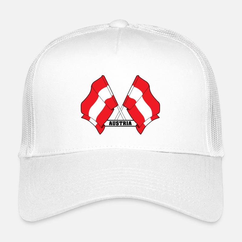 Austria Crossed Flags Kids’ Trucker Cap