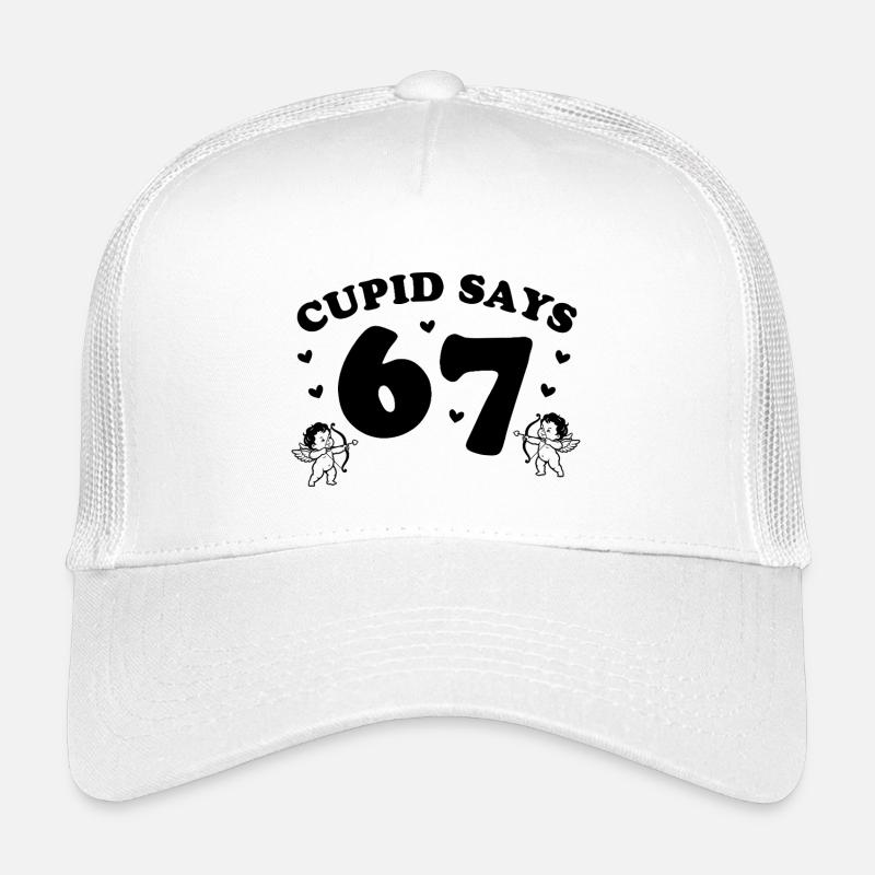 Cupid Says 67 – verspieltes Cupido-Design Kinder Trucker-Cap