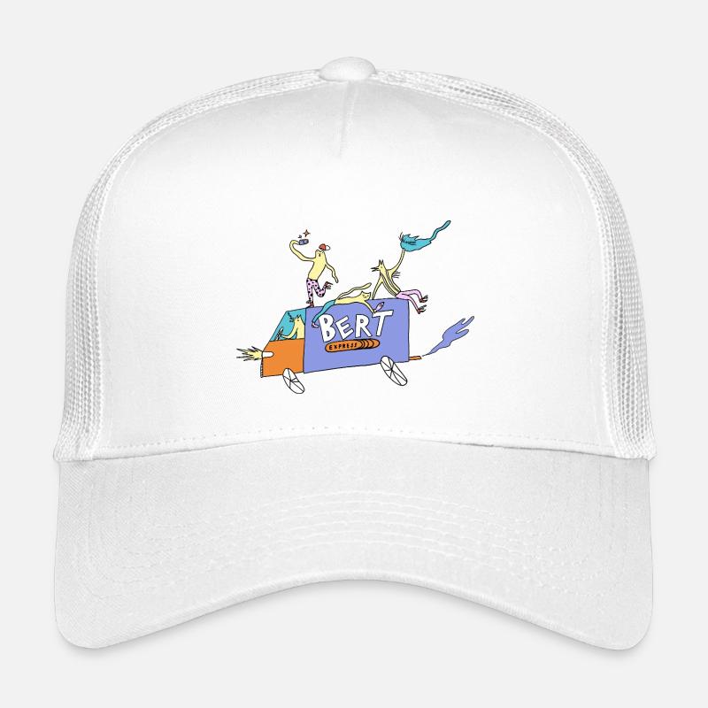 Bert_Express - Casquette trucker enfant - blanc