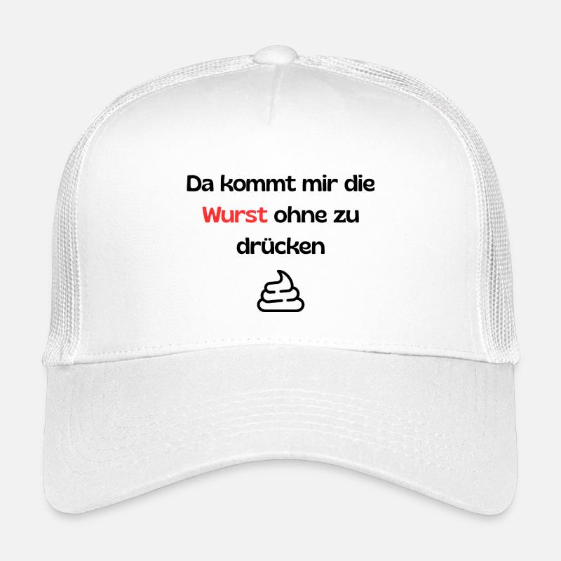 Witziger Spruch - Kinder Trucker-Cap - Weiß