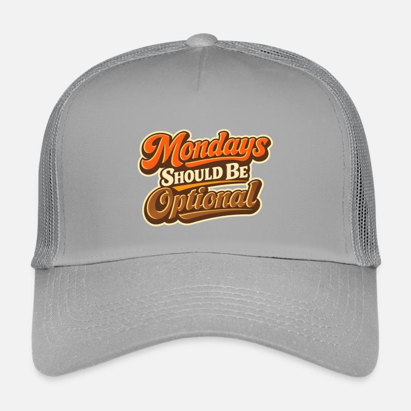 Le lundi devrait être un montag Lustiger optionnel Casquette trucker enfant