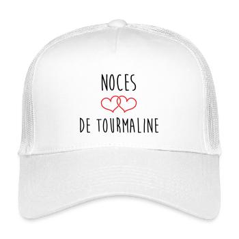 Turmalin-Hochzeit 52 Jahre Ehe - Kinder Trucker-Cap - Weiß - Vorne