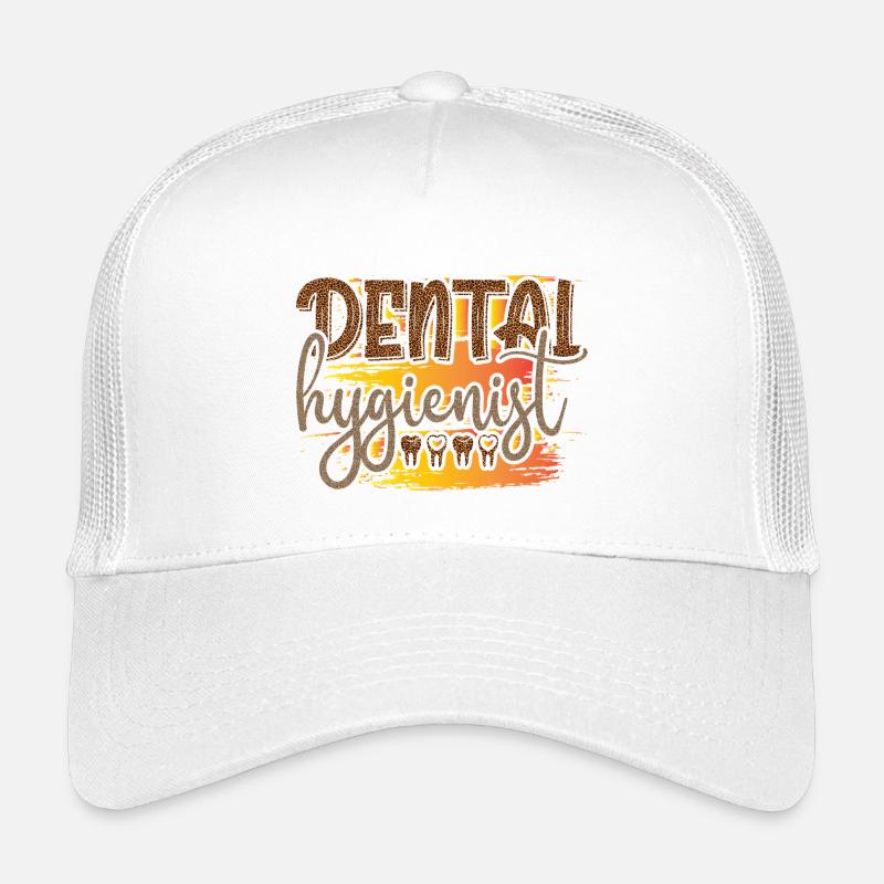 Leopard Hygienist Sunset Script Kinder Trucker-Cap
