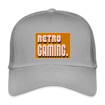 Retro Gaming Pixel Art - Kids’ Trucker Cap - light grey - Front