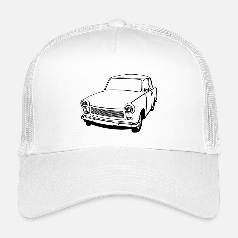  , Ostalgie , DDR Kult , Oldtimer (25) - Kinder Trucker-Cap - Weiß