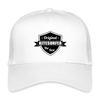 Kiteboarding Kitesurfing Kitesurf Kitesurfer Kiter - Kids’ Trucker Cap - white - Front