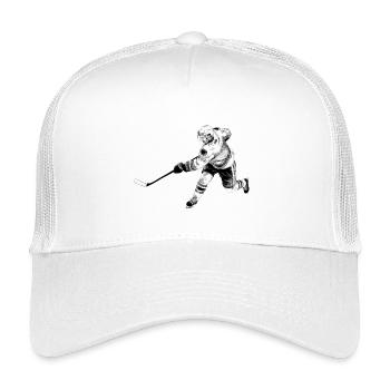 ice Hockey - Kids’ Trucker Cap - white - Front