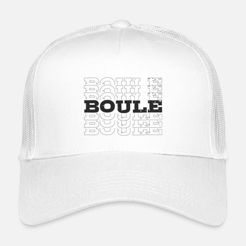 Boule Boulespieler Petanque Bouleplatz Spruch Kinder Trucker-Cap