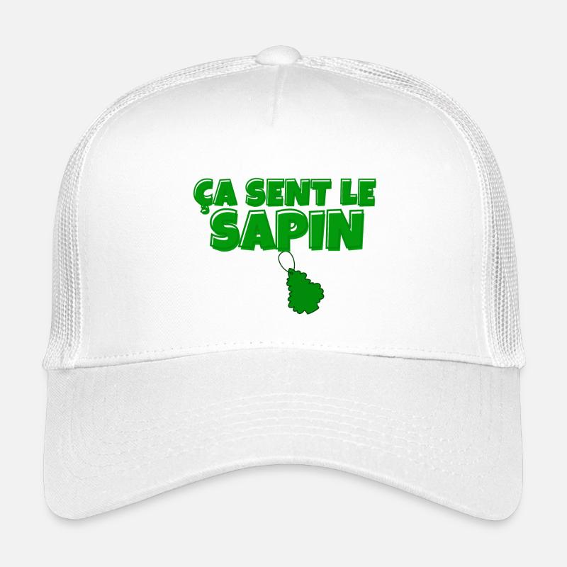 sapin, ça sent le sapin, Noël Casquette trucker enfant
