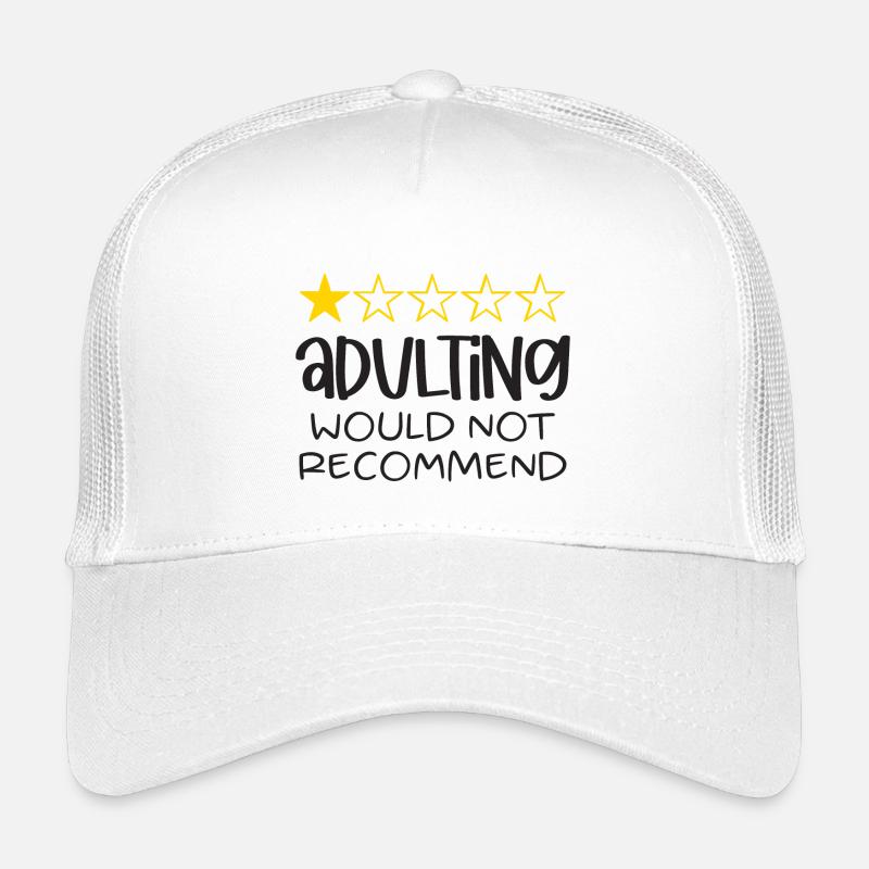 Adulting Would Not Recommend Kids’ Trucker Cap