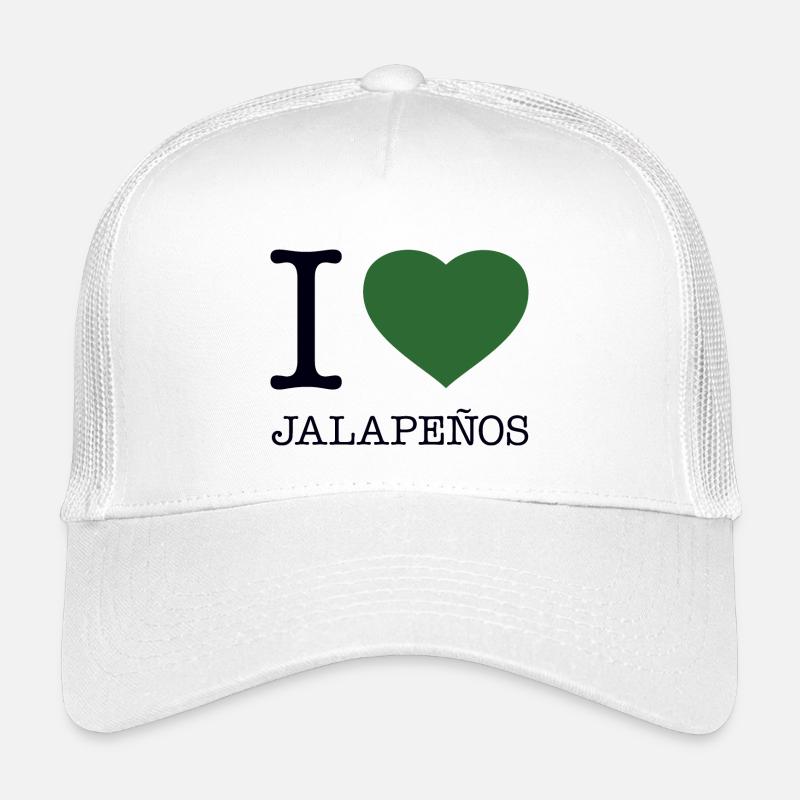 I LOVE JALAPENOS Kinder Trucker-Cap