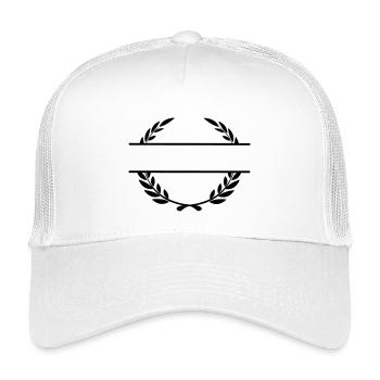 Lauwerkrans name banner - Kids’ Trucker Cap - white - Front