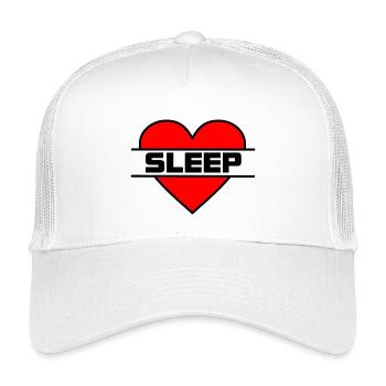 Liebe dein Herz 026 - Kinder Trucker-Cap - Weiß - Vorne