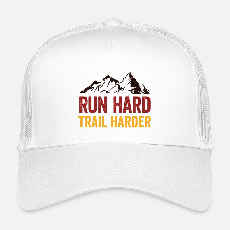 Laufen Sie hart. Härterer Trail. Kinder Trucker-Cap