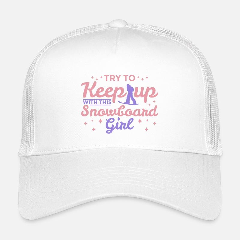 Snowboarder Casquette trucker enfant