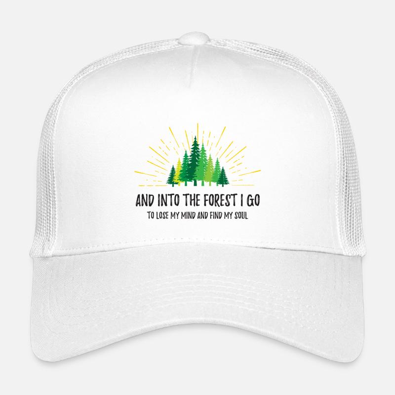 Und in den Wald gehe ich Kinder Trucker-Cap