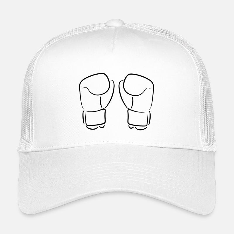Kickboxhandschuhe - Kinder Trucker-Cap - Weiß